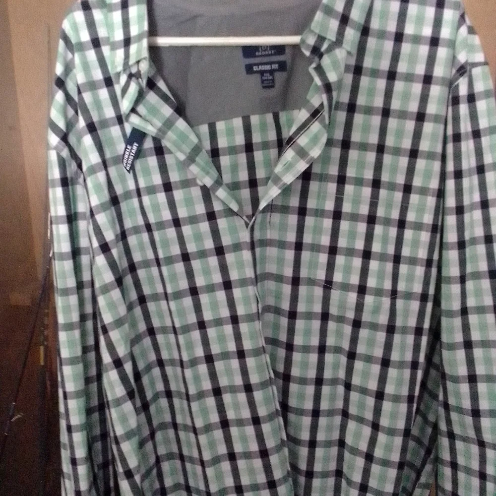 George plaid long sleeve shirts - Picture 2 of 7